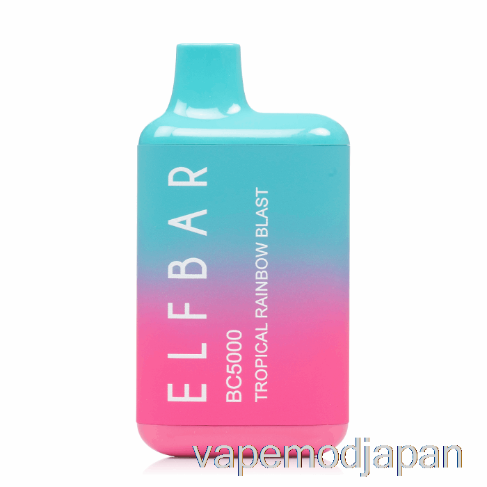 Vape Mod Bc5000 0% ゼロニコチン使い捨てトロピカルレインボーブラスト